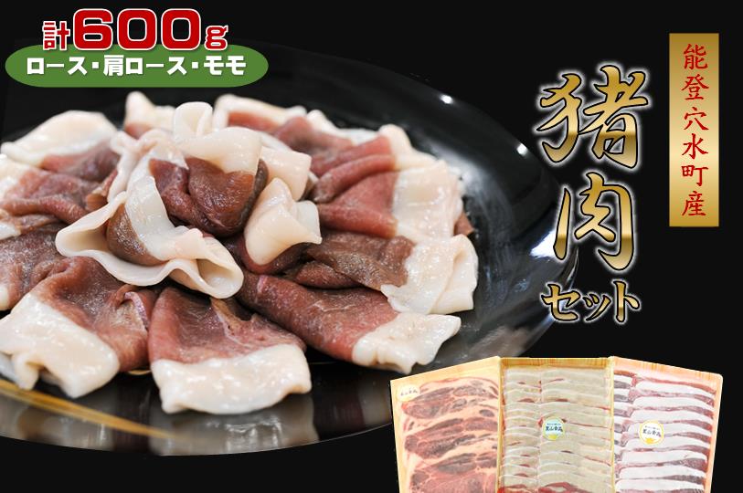 【ふるさと納税】穴水町産 天然 猪肉セット 600g ｜ ジビエ ジビエ肉