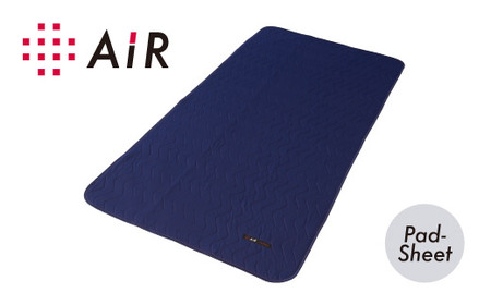 シーツ nishikawa 西川 エアー 専用 パッド シーツ ダブル ネイビー 【P288W】