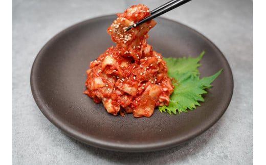 【定期便全2回】【無添加・本場の味】こだわりの鳴門キムチ 1kg