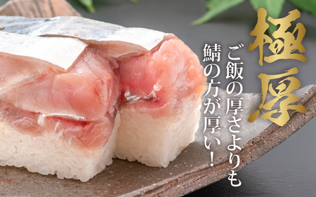 贅沢すぎる！極厚福井の生さば寿司 [A-013010]