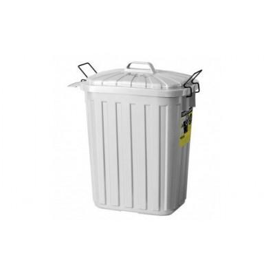 ふるさと納税 恵那市 ペールカンのふた付きゴミ箱　60リットル　グレー　1個 |  | 01