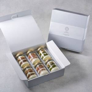 レイヤーチーズケーキ　6個セット　コーヒー・苺・抹茶【配送不可地域：離島】【1670136】