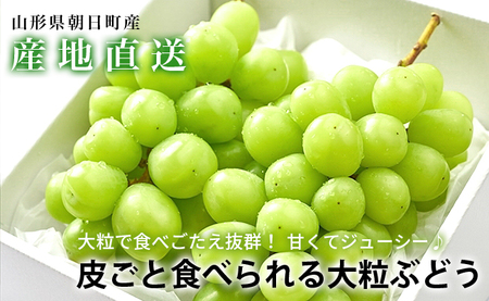 ＜先行予約＞ 農家直送 山形県 朝日町産 ぶどう シャインマスカット 特秀 1.2kg以上 2房 山形産 ぶどう ブドウ 葡萄  果物 フルーツ 秋【10月上旬～11月上旬発送】