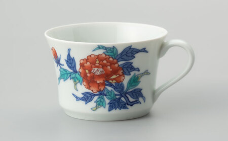 【有田焼】重要無形文化財 牡丹絵 碗皿  / 佐賀県 / 今右衛門焼 [41AAAY012] FN-Limited-SP