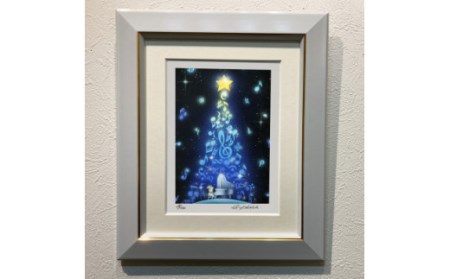 版画 インチ版画「クリスマスミュージックツリー」 版画 箱入り かわいい 有限会社SOCKS 版画 絵画 ギフト プレゼント 版画 贈答品 お礼の品 版画 F-62