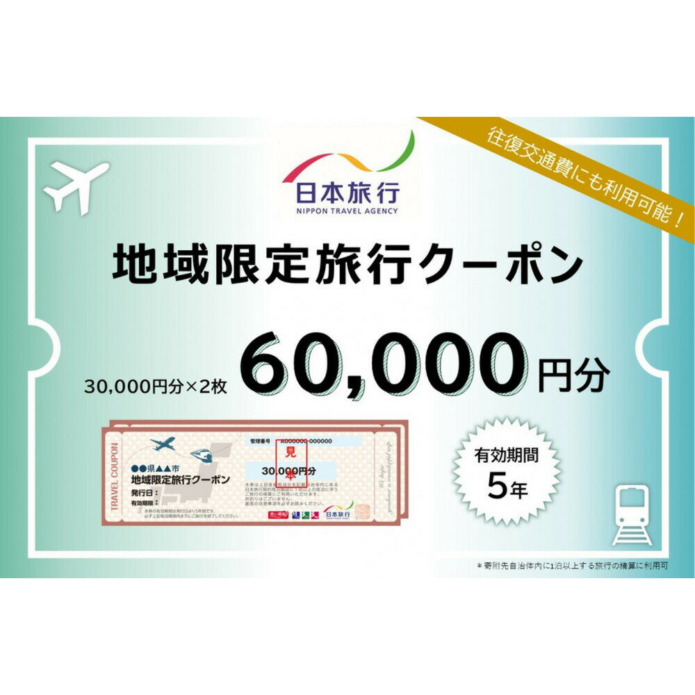 【ふるさと納税】旅行 福岡 日本旅行 地域限定 旅行クーポン 60,000円分 福岡県 福岡市 施設利用券 利用券 トラベル クーポン 旅行券 宿泊券 宿泊 チケット ホテル 旅館 観光 国内旅行 出張 予約