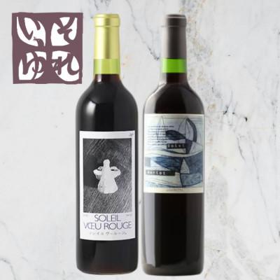ふるさと納税 山梨市 旭洋酒　ソレイユ　ヴー ルージュ/それいゆメルロー　720ml×2本セット