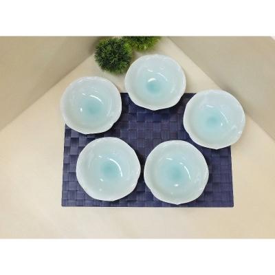 ふるさと納税 長崎県 【波佐見焼】青磁 φ16cm小鉢5個セット【西海陶器】1 11441