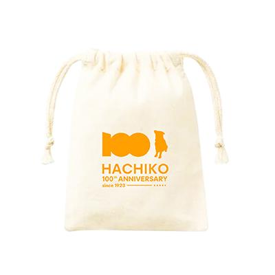 ふるさと納税 大館市 HACHI100オリジナルロゴTシャツホワイトL&(HACHI100オリジナルコットン巾着) |  | 03