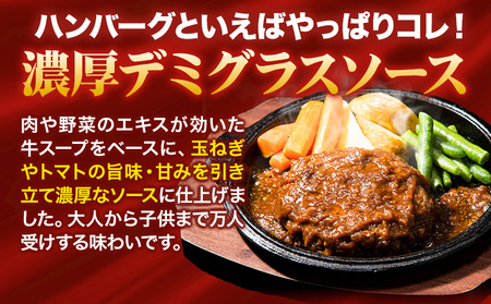 ハンバーグ 20個 国産のお肉使用！ 鶏肉不使用 温めるだけ 「通の贅沢ハンバーグ」濃厚デミグラスソース《7-14日以内に出荷予定(土日祝除く)》 牛 訳あり 小分け 早く届く