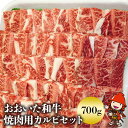 【ふるさと納税】C2.おおいた和牛焼肉用カルビセット 700g 和牛 牛肉 焼き肉セット 焼肉 大分県ブランド肉 豊国畜産ぶんごや 大分県産 九州産 中津市 国産 送料無料／熨斗対応可 お歳暮 お中元 など