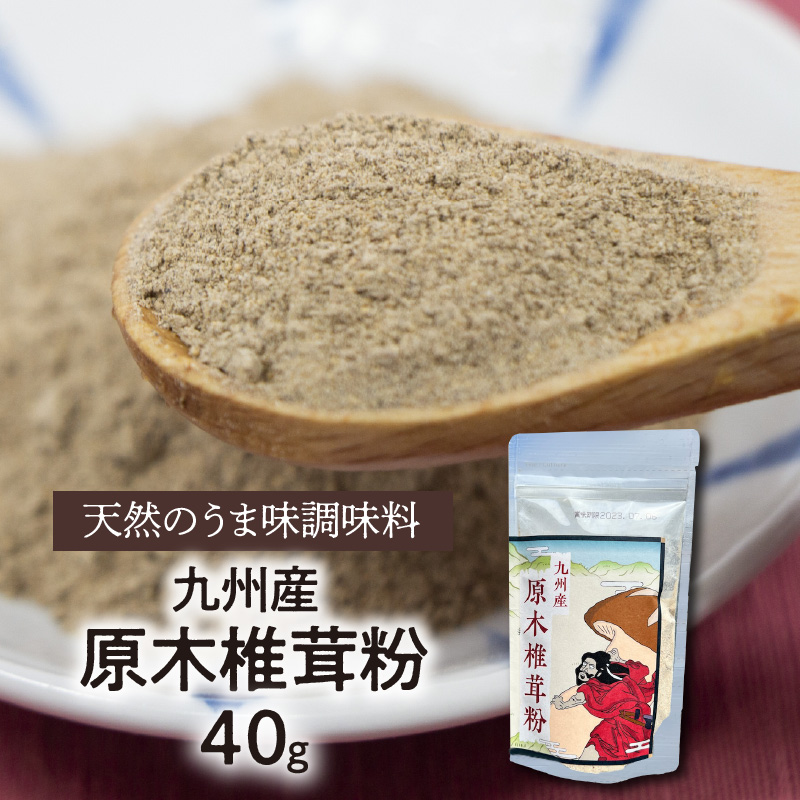 天然うま味調味料九州産原木椎茸粉40g N0155-YA0458