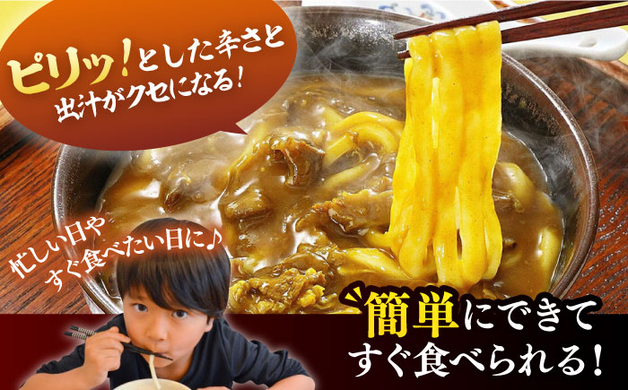 【全12回定期便】カレーうどん(８食入)《豊前市》【富士菊】うどん カレーうどん [VAI066]