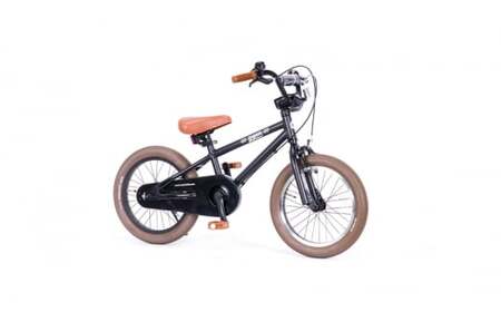 子ども自転車  16インチ 組み立て不要 子ども用 幼児用 キッズバイク キッズサイクル ブラック 黒 補助輪同梱 子供用自転車 プレゼント 自転車 誕生日 クリスマス 入学 お祝い キッズ ギフト 