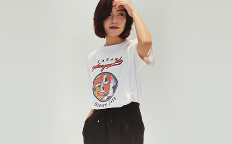 【期間限定！寄附額改定↓！】釧路市 マンホールTシャツ（白）M _F4F-1549