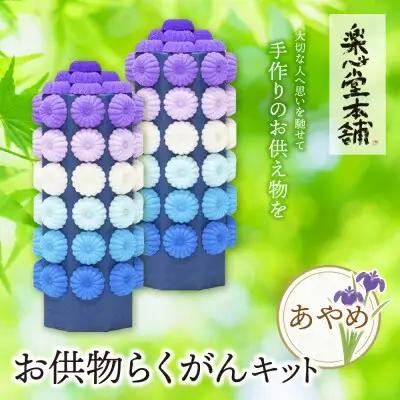 Z29-16 寄附額改定↓↓ お供物らくがんキット・あやめ らくがん