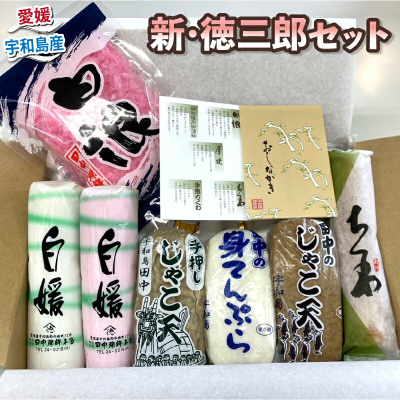 【ふるさと納税】 ＼10営業日以内発送／ じゃこ天 セット 詰め合わせ 新・徳三郎 田中蒲鉾本店 蒲鉾 かまぼこ 揚げかまぼこ ちくわ 竹輪 削りかまぼこ 練り物 はらんぼ てんぷら すり身 冷蔵 惣菜 小分け 詰合せ 郷土料理 おつまみ 肴 特産品 国産 愛媛 宇和島 C012-045001