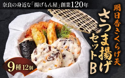 明日香きくらげ天さつま揚げセットB 〈魚万商店〉 薩摩揚げ 薩摩揚 かまぼこ 蒲鉾 練り物 すり身 つまみ 詰合せ 惣菜 天ぷら 奈良県 奈良市 なら 13-001