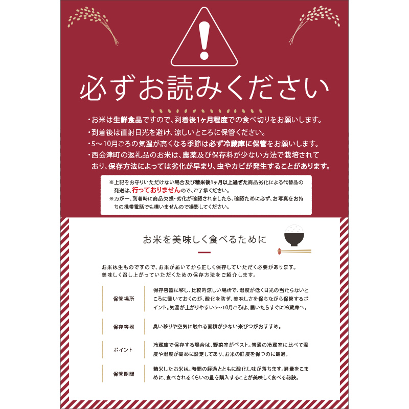 令和7年産米 西会津産米「コシヒカリ」 玄米 9kg ( 4.5kg×2袋 合計9kg） F4D-1758