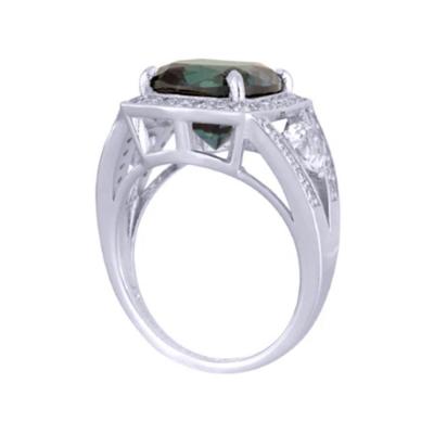 ふるさと納税 京都市 【高島屋選定品】<京セラ>クレサンベール<アレキサンドライト/ダイヤモンド/プラチナ>PT900 |  | 02