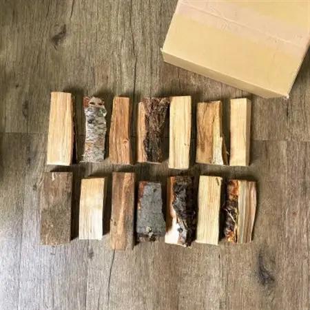 樹種別薪 7種お試しセット 2kg 北海道道東産 広葉樹  キャンプ_北海道産 道東産 広葉樹 木の皮 焚き付け 用 薪 焚き火 初心者 ソロキャンプ キャンプ 北海道 釧路町 釧路超 特産品 _【1