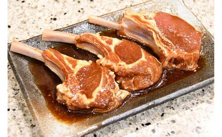 骨付ラムジンギスカン600g【ラム ラム肉 ラムチョップ 骨付き 骨付き肉 北海道 ジンギスカン 仔羊 羊肉 肉 お肉 味付き 焼肉 バーベキュー BBQ 冷凍 北海道産 旭川市 送料無料 】