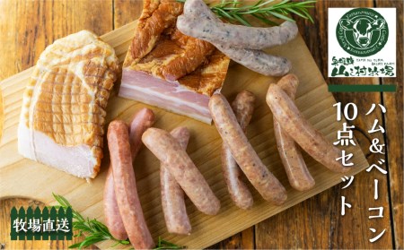 肉製品10点セット / 肉 製品 ソーセージ ハム ベーコン[AU012]
