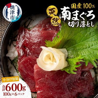 ふるさと納税 焼津市 天然 ミナミマグロ 切り落し 小分け 焼津 海の極 計800g 100g×8P(a10-1277)