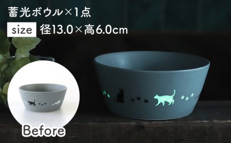 【美濃焼】 温度で変化する器 猫 食器 4点セット 『クールグレー』 【丸モ高木陶器】 [TBA097]