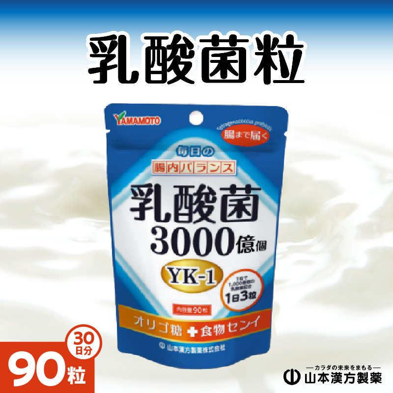 山本漢方の乳酸菌粒(30日分×5袋)[027Y07]