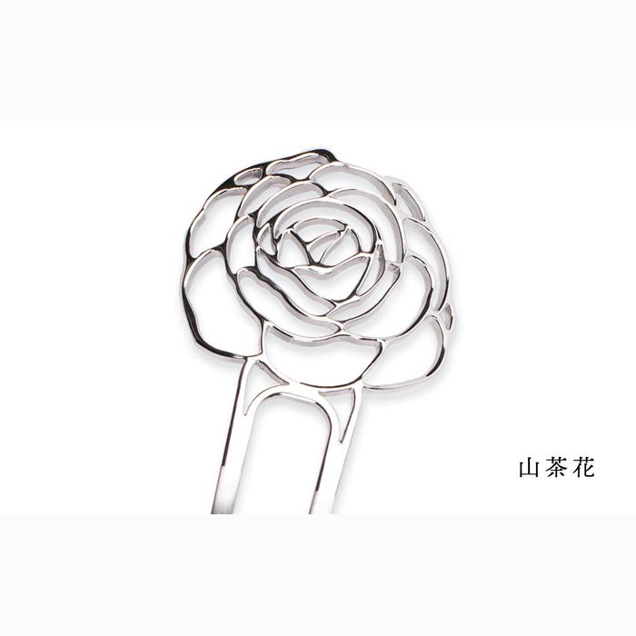 まるでジュエリー☆かんざし『山茶花』