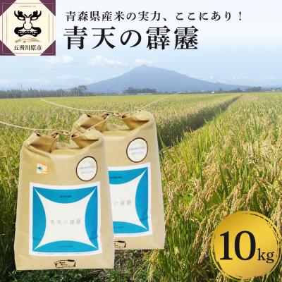 ふるさと納税 五所川原市 【令和7年産米】 米 青天の霹靂 10kg (5kg×2) 特別栽培米 青森県産