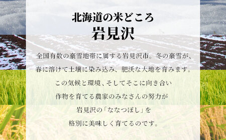 令和7年産 北海道一の米処“岩見沢”の自信作!ななつぼし(5㎏×3ヶ月) 合計15㎏ ※定期便