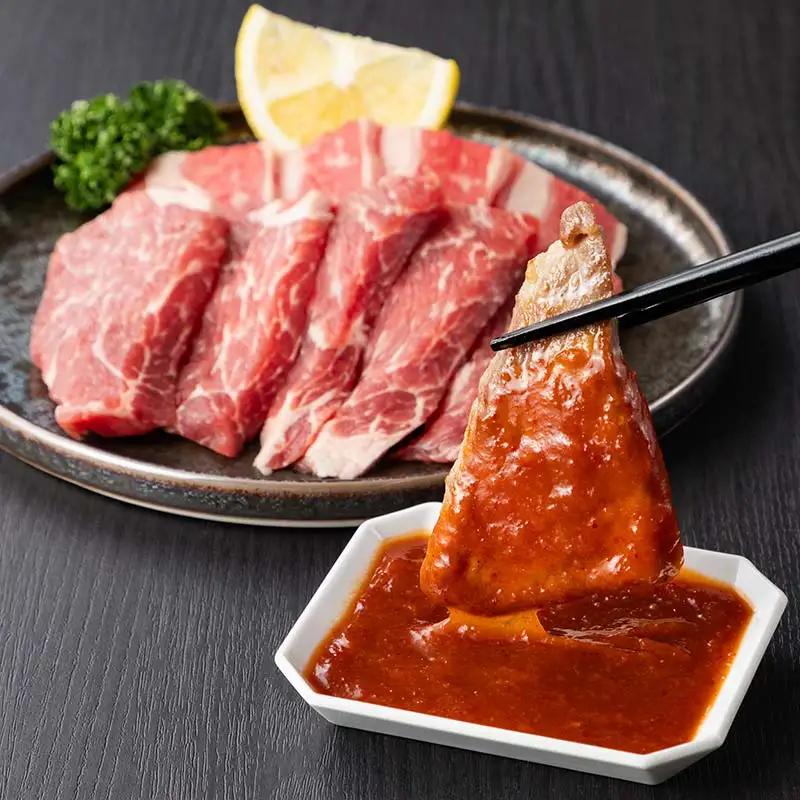 北陽千鳥ソース ピリ辛にんにく味噌だれ360g 1本 ピリ辛 甘め 調味料 万能調味料 たれ つけだれ 大蒜 にんにく ニンニク 味噌 みそ 辛味噌 辛い 焼肉 肉 焼鳥 餃子 鍋 自宅用 家庭用 栃