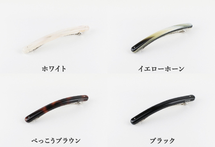 ＜KISSO＞Barrette ホワイト