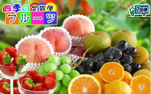 【定期便7回】創業100年 産直あきんど四季のフルーツの定期便《7ヶ月連続でお届け》