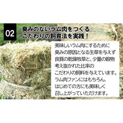 ふるさと納税 大月市 【先行受付】【大月のびのび放牧羊】ラムチョップ2本　ラム肉ステーキセット400g |  | 02