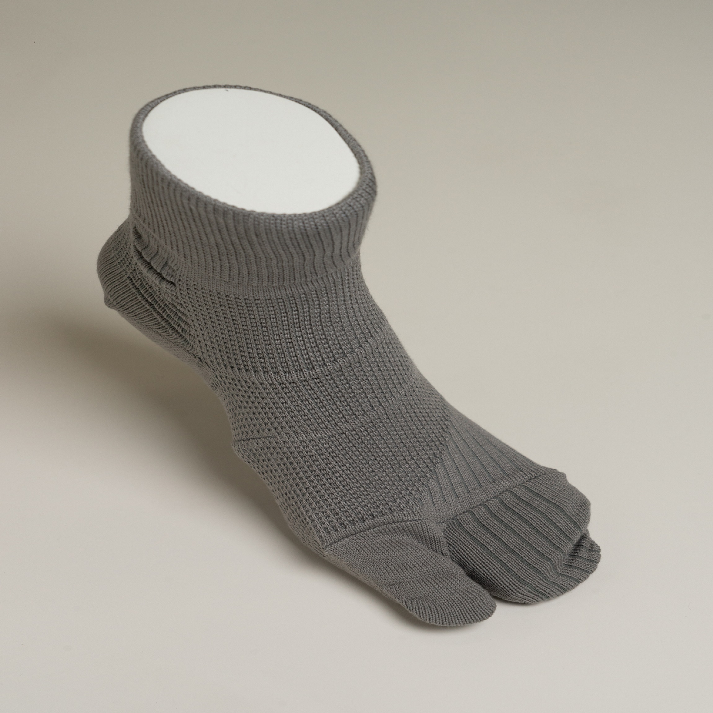外反母趾対策くつ下 2足組　グレー27～28cm