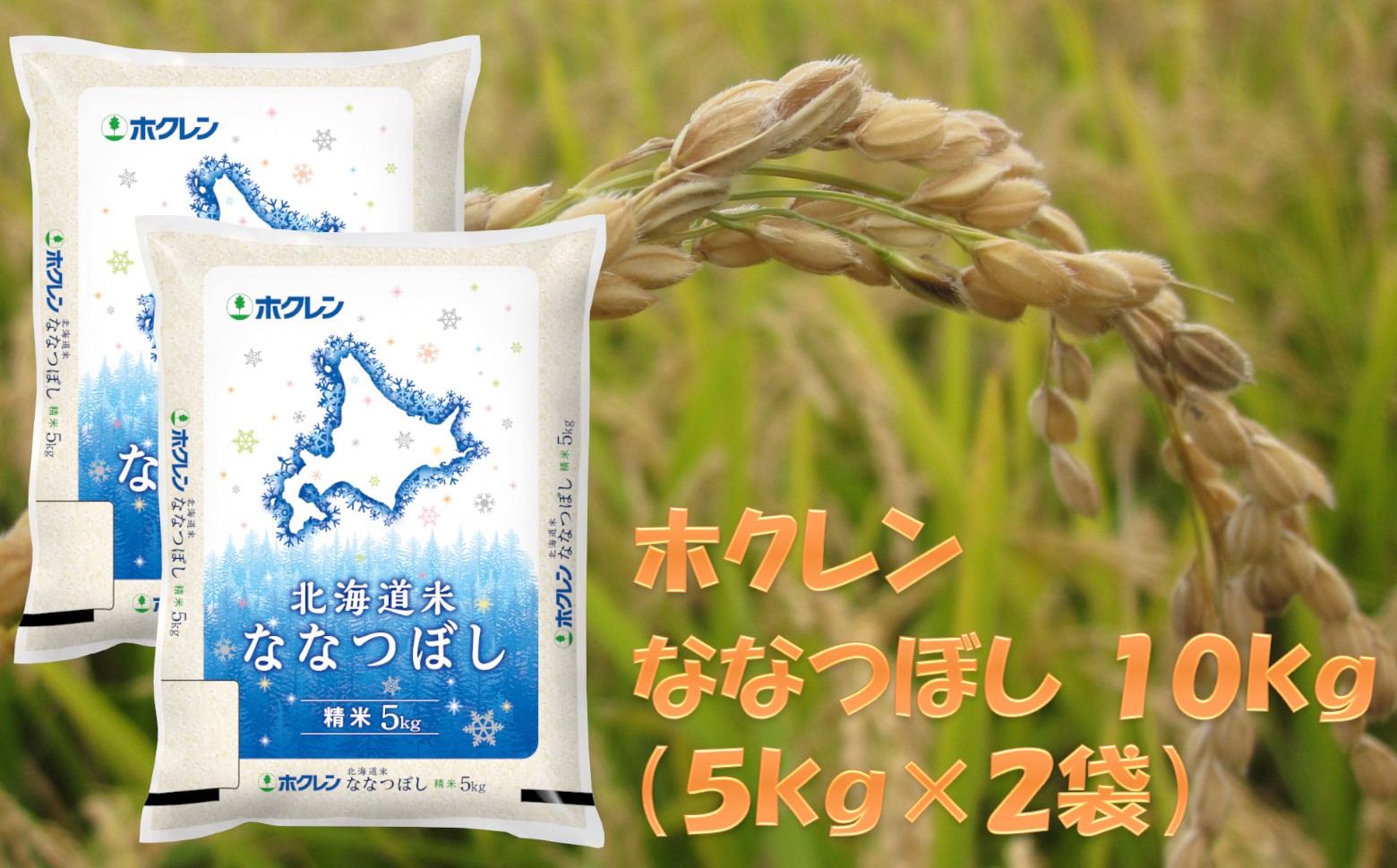 
                  （精米１０ｋｇ）ホクレンななつぼし
                