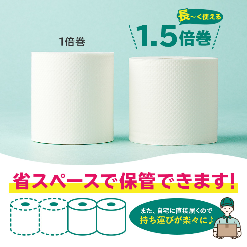 【ハーフサイズ】エリエールトイレットティシューコンパクト 8Rダブル（45m巻）（8ロール×4パック）　【0095-023】_イメージ5