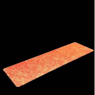 短冊プレート275(D)　乱糸(マット仕上げ)本朱【1633655】