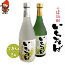 【ふるさと納税】耶馬渓そば焼酎（いちそば）720ml×2本 大分県 中津市の美味しい 地酒 耶馬トピア 大分県 中津産 九州 送料無料／熨斗対応可 お歳暮 お中元 など