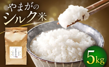 やまがシルク米 5kg【株式会社 あつまるホールディングス NSP山鹿工場】[ZBR040]