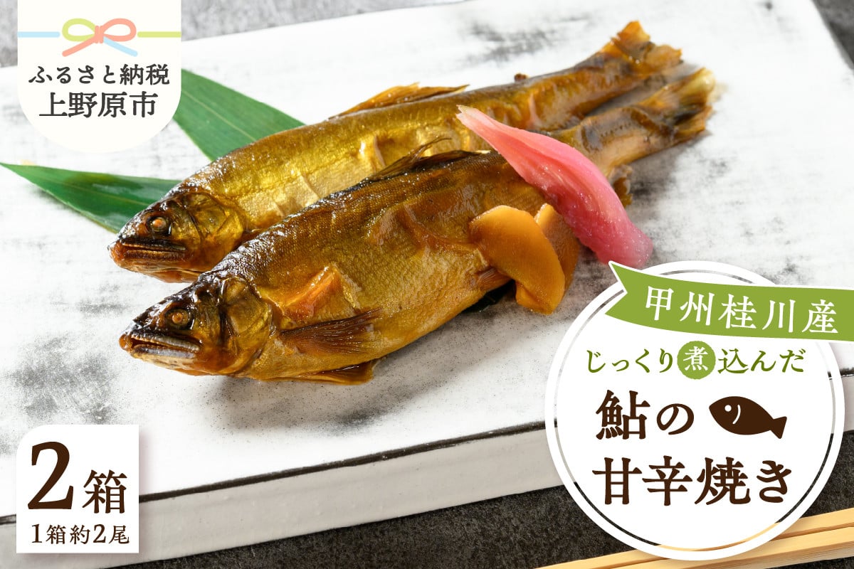 
            甲州桂川産 鮎の甘辛焼き【常温保存が可能なタイプ】甲州桂川産 鮎の甘辛焼き 常温保存可 鮎 ふっくら 甘塩っぱい 肉厚 まるごと 名物 送料無料 山梨県 上野原市
          