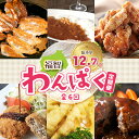 【ふるさと納税】福智わんぱく定期便（隔月・年6回）福岡 惣菜 ハンバーグ 唐揚げ 餃子 とり天 メンチカツ カレー セット 定期便 たちばな 若杉 はかた一番どり 送料無料 U99-84