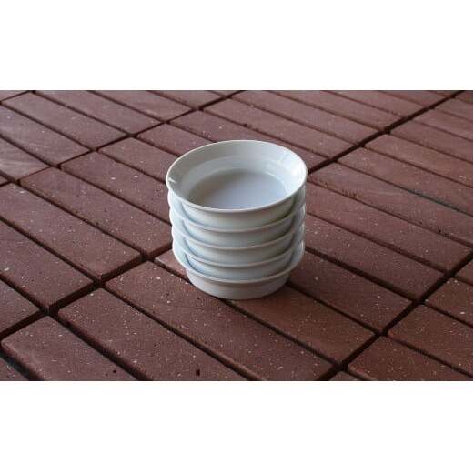 1616/ TY Round Deep Plate 120 White 5枚セット【1616/arita japan】有田焼 食器 器 皿 小皿 丸皿 ラウンド ディープ プレート ホワイト シンプル