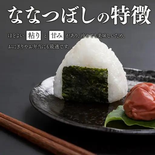 米 令和7年産米 北海道産ななつぼし米 白米 5kg