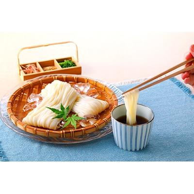ふるさと納税 浅口市 かも川手延べざるうどん　200g×16袋 |  | 01