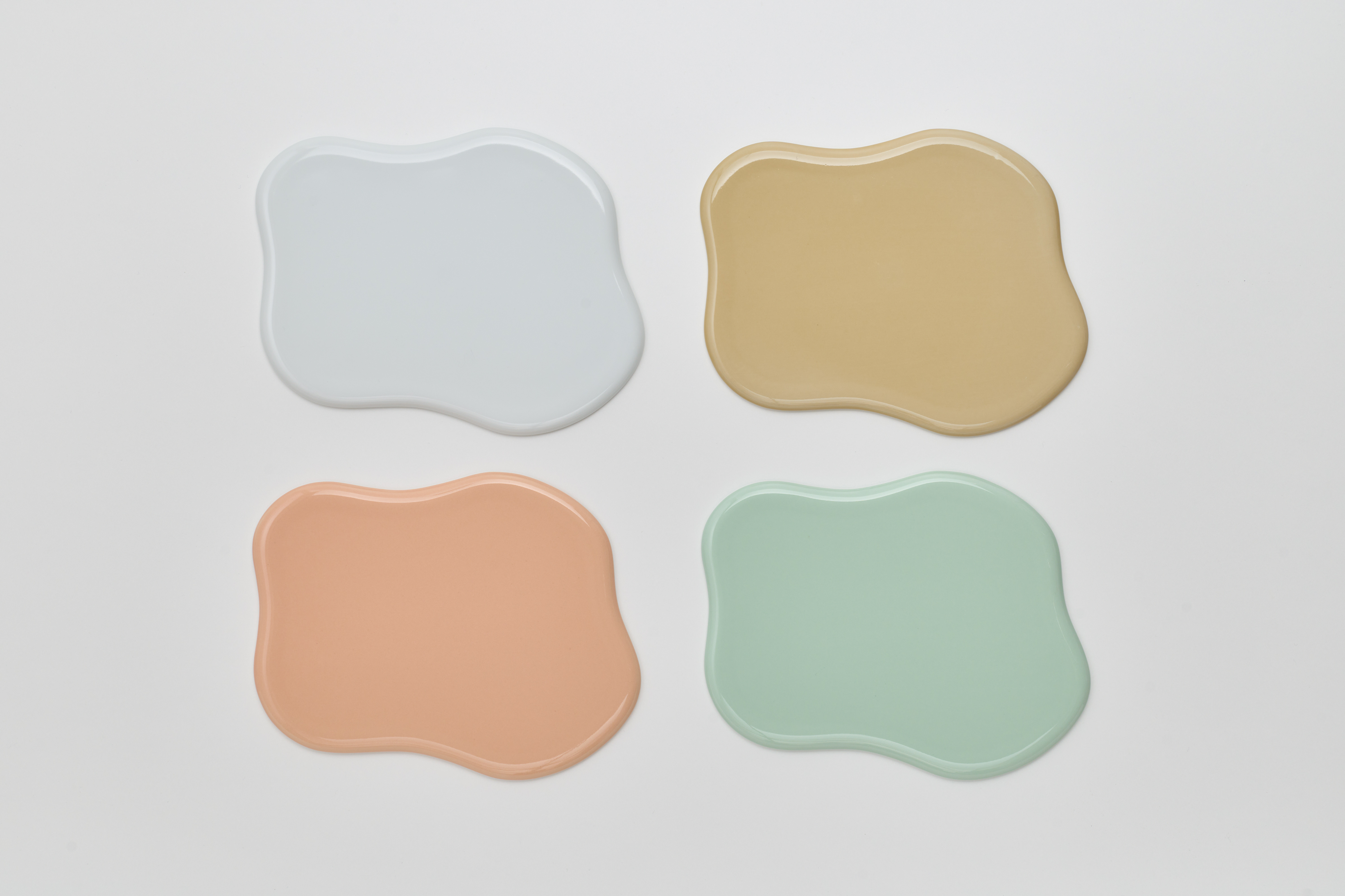 
            2016/ GS Tray Set【2016/オリジナル】有田焼 トレイ 4枚 プレート インテリア ベージュ ホワイト アプリコット ピスタチオ シンプル AA35-347
          