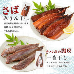 漁師が作った美味しい山川干物セット 指宿山川水産 IB035-021 干物 セット みりん干し 一夜干し 腹骨魚醤干し
